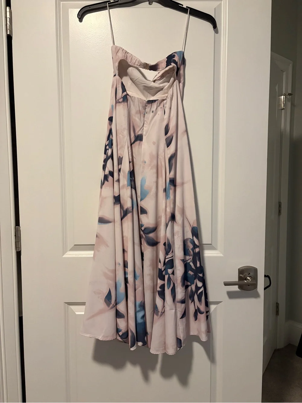 Abercrombie & Fitch Godet Clasp-Back Midi Dress